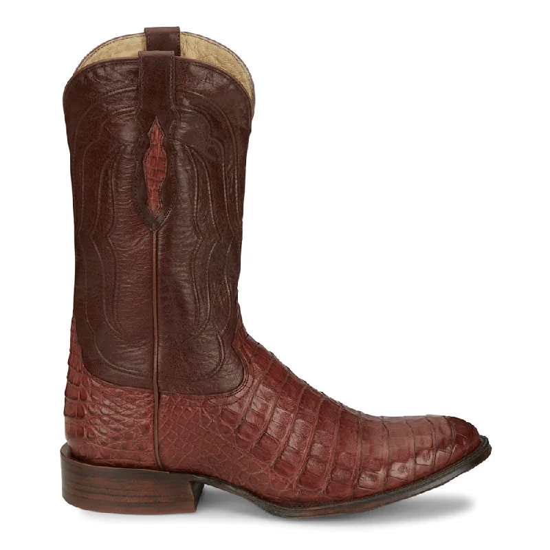 Tremaine 12 inch Caiman Medium Round Toe Cowboy Boots