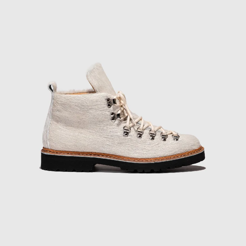 M-120 BOOT "WHITE PONY HAIR" X PACKER