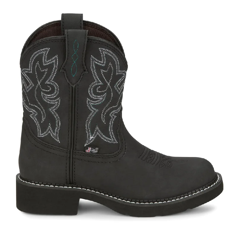 Kay Embroidered Round Toe Cowboy Boots