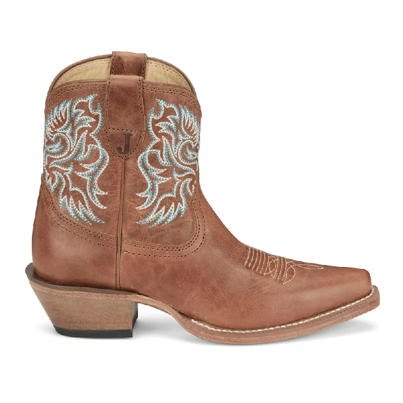 Vintage Isabella Embroidered Snip Toe Cowboy Booties