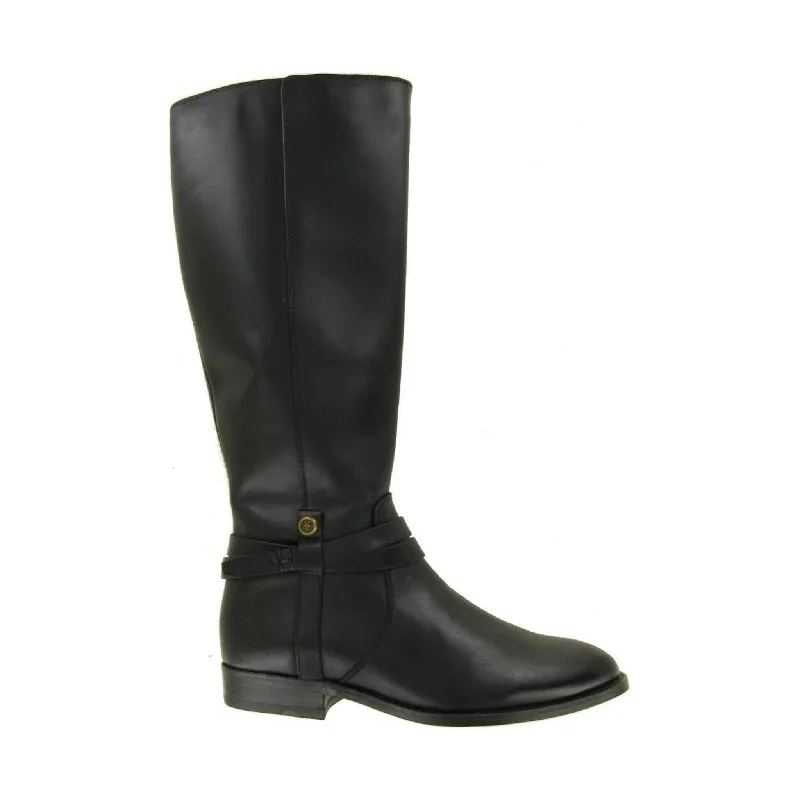 Frye Women's Melissa Belted Tall Boot - Black - ONLINE STORE CREDIT/EXCHANGE ONLY