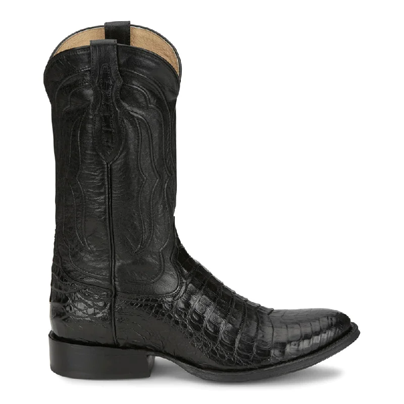 Tremaine 12 inch Caiman Medium Round Toe Cowboy Boots