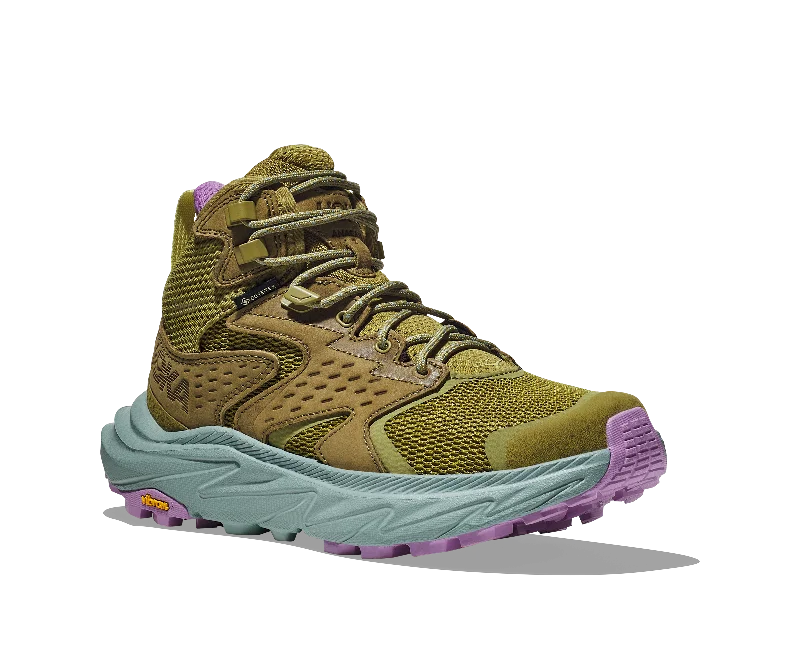 Women's Hoka Anacapa 2 Mid GTX Color: Green Moss / Agave