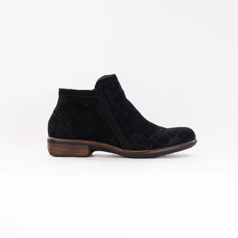 Naot Nefasi (Women's) - Black Velvet Nubuck