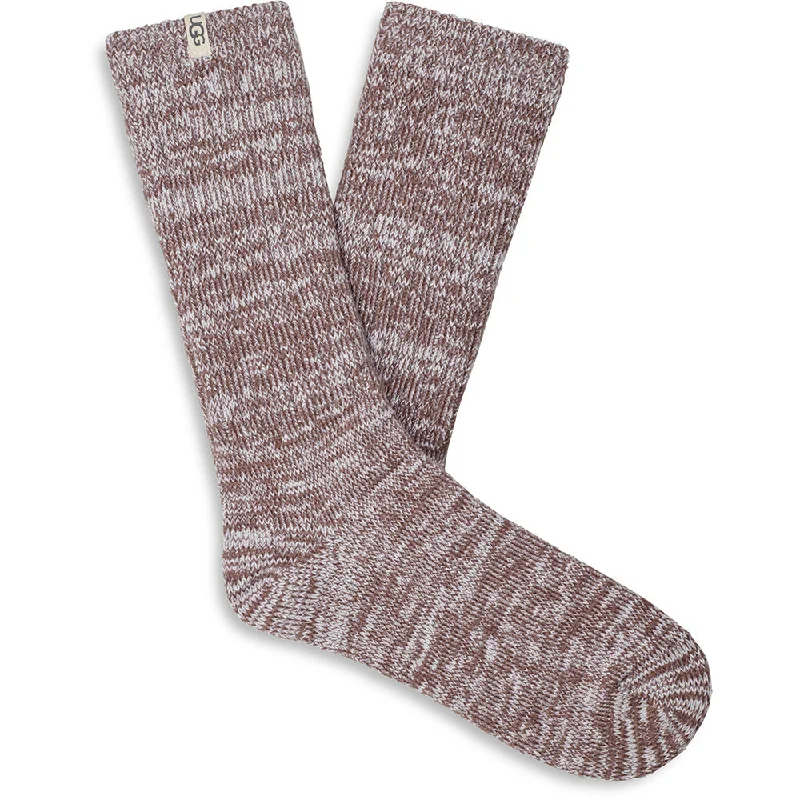 Rib Knit Slouchy Crew Sock