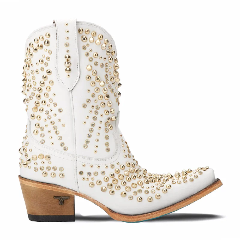 Dolly Studded Snip Toe Cowboy Booties