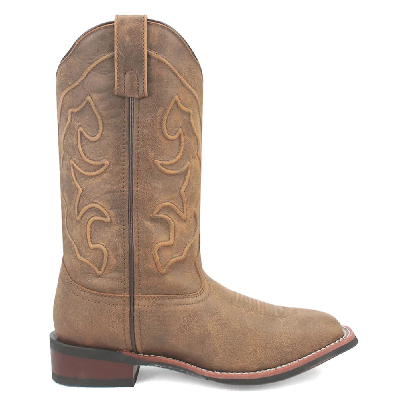 Megan Embroidered Square Toe Cowboy Boots