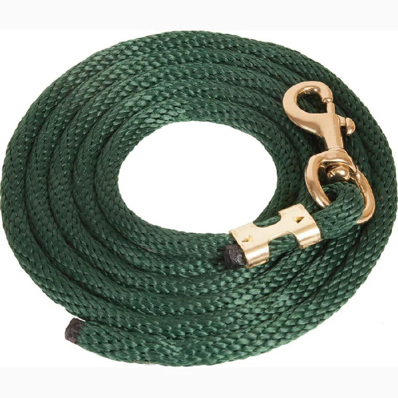 Mustang Hunter Green 9' Poly Lead Rope