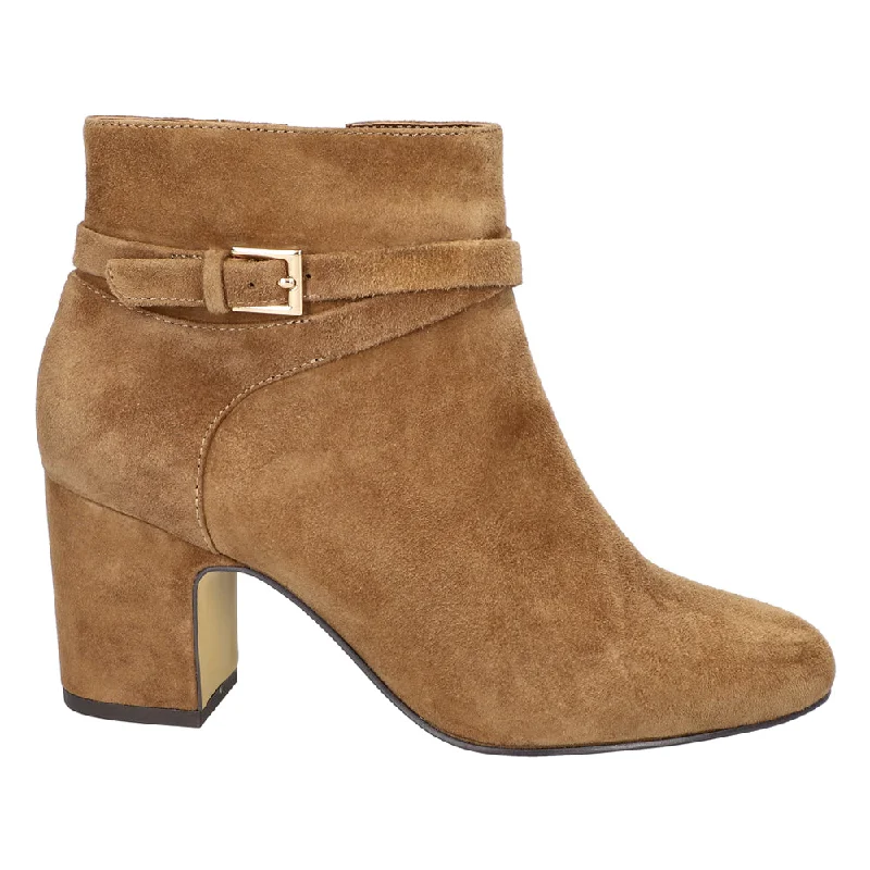 Arlette Round Toe Zippered Booties