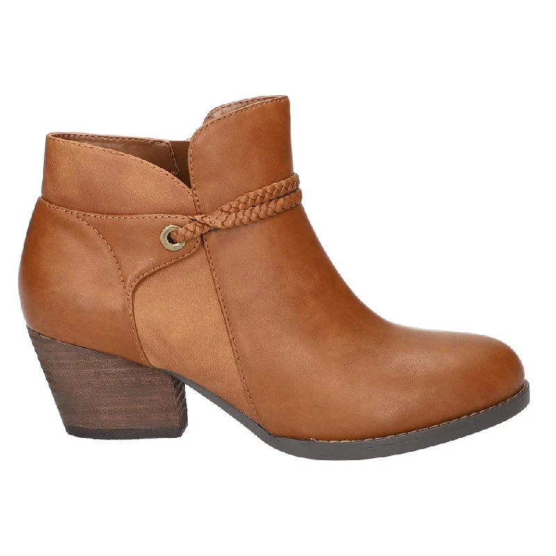 Audrina Round Toe Zippered Booties