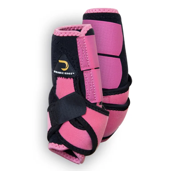 Dynamic Edge Black and Pink Sport Boots