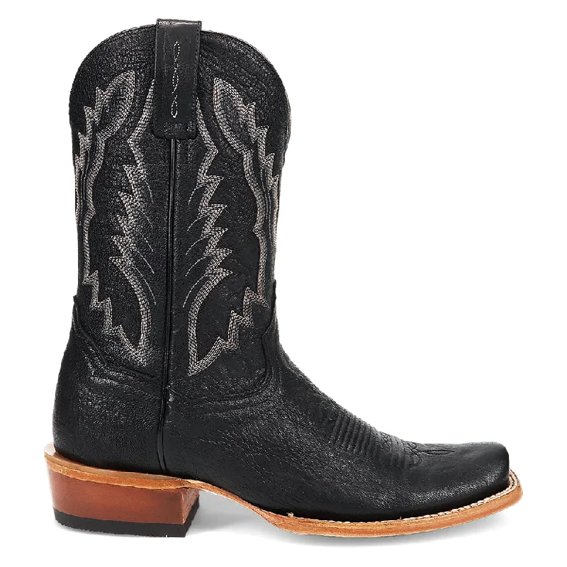 Boerne Embroidered Square Toe Cowboy Boots