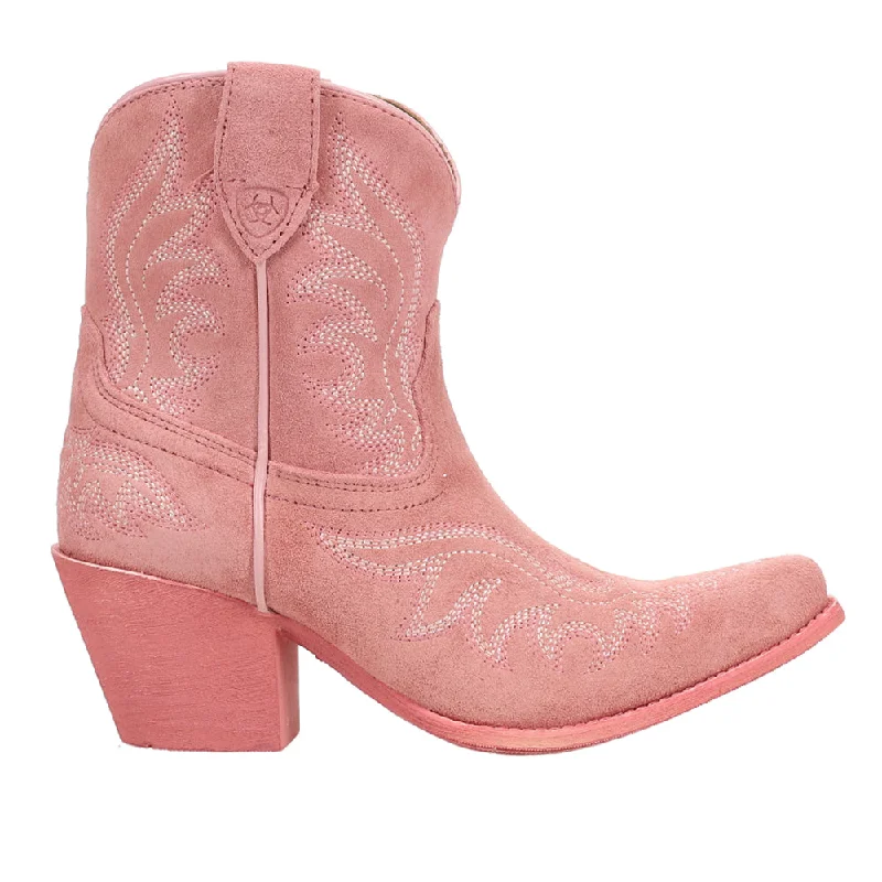 Chandler Embroidered Pointed Toe Cowboy Booties