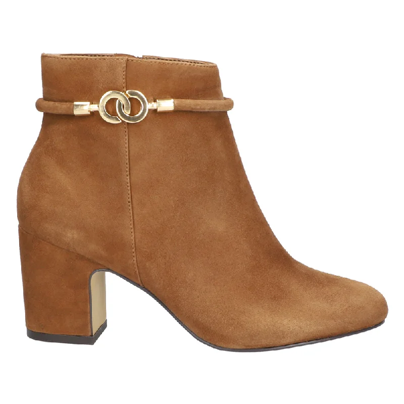 Diaz Round Toe Zippered Booties