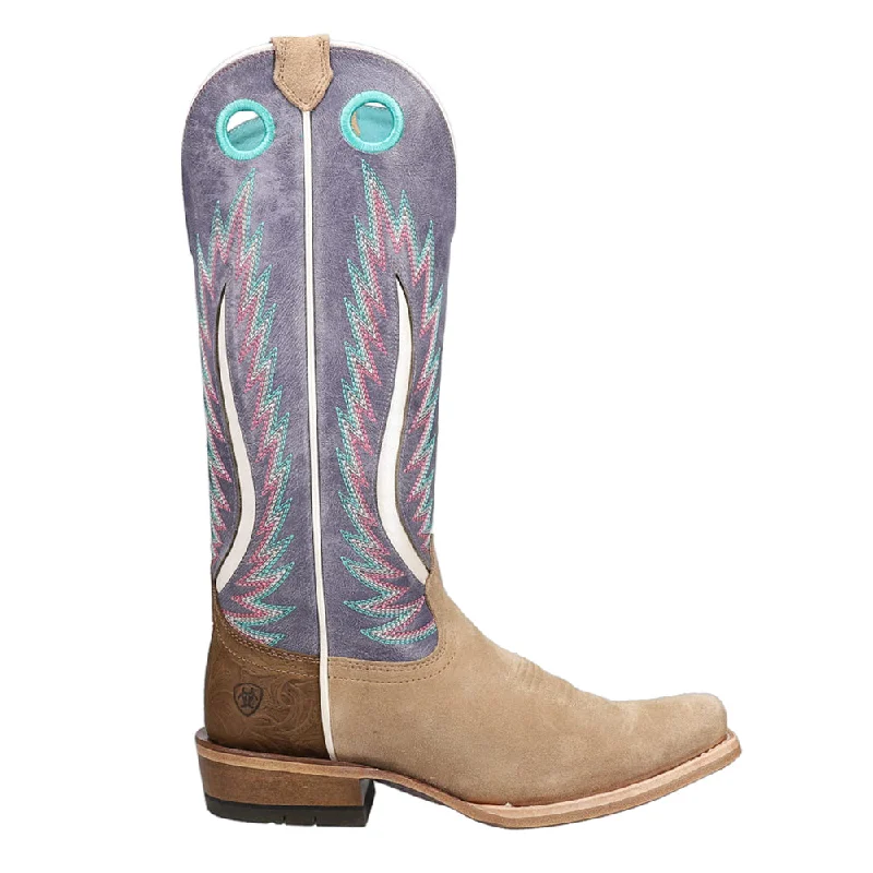 Futurity Fort Worth Embroidery Tooled-Inlay Square Toe Cowboy Boots