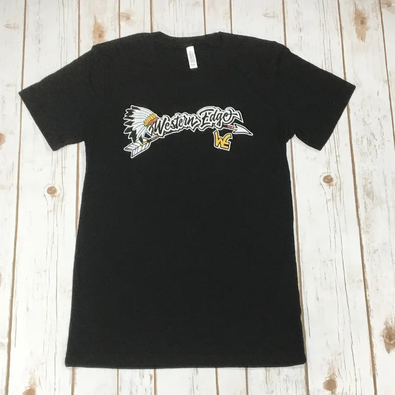 Western Edge Black Headdress and Arrow Logo Tee