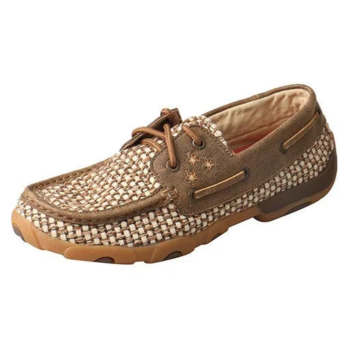 Twisted X Women's Tan Basketweave Moc