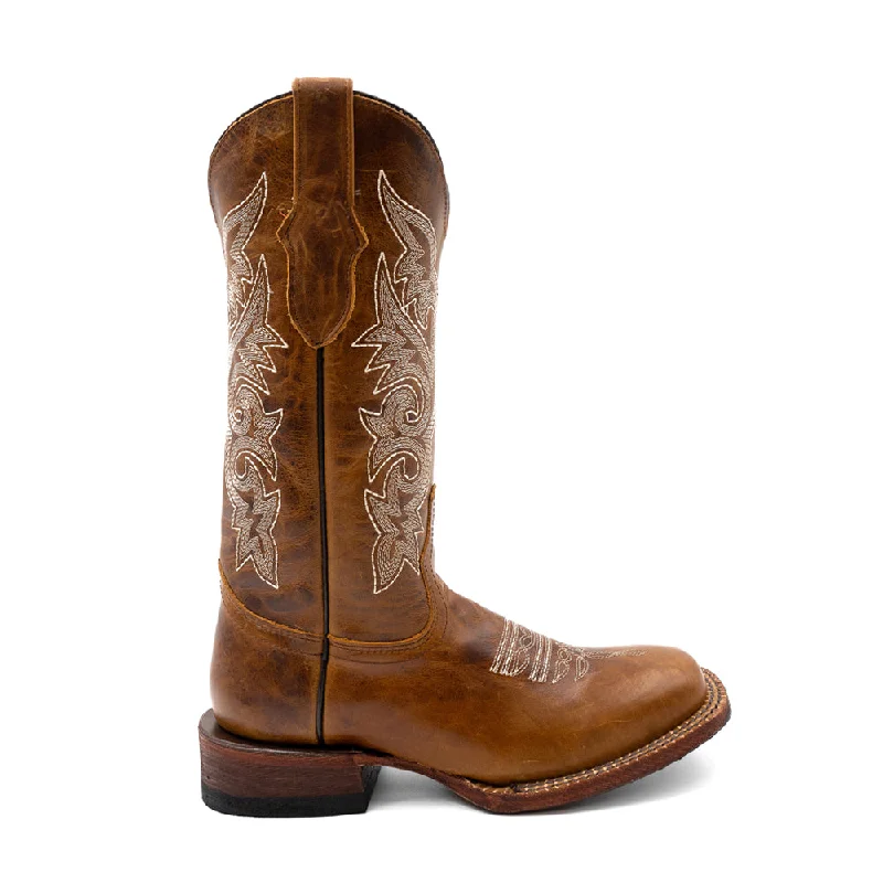 Mae Square Toe Cowboy Boots