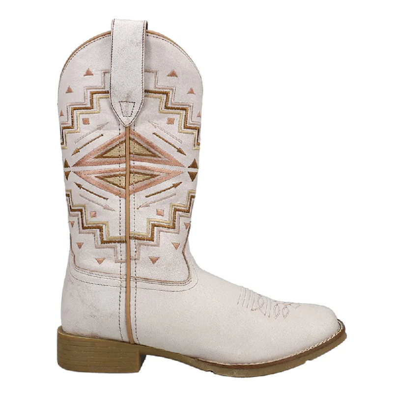 Monterey Aztec Southwest Square Toe Cowboy Boots