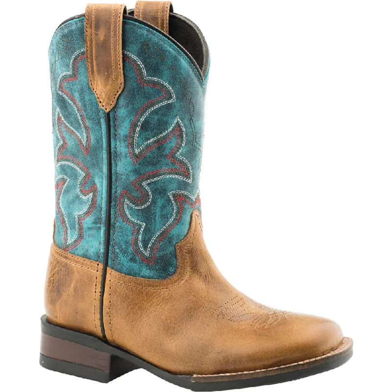 Monterey Square Toe Cowboy Boots (Little Kid)