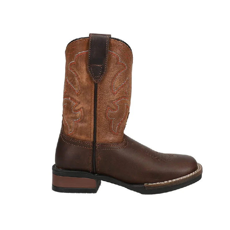 Monterey Square Toe Cowboy Boots (Little Kid)