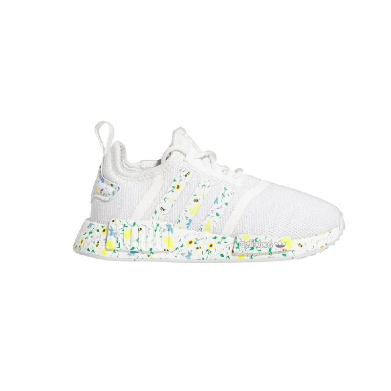 NMD R1 Floral Lace Up Sneakers (Little Kid-Big Kid)