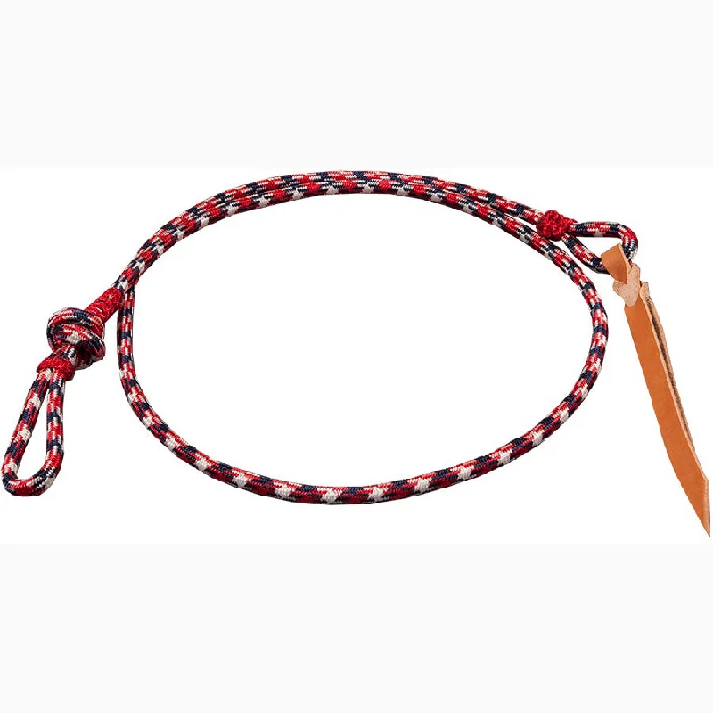 Mustang Red White and Navy Nylon Braided Over and Under