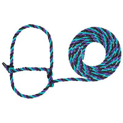 Weaver Purple and Teal Cattle Rope Halter