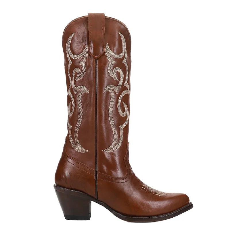 Quinn Embroidered Snip Toe Cowboy Boots