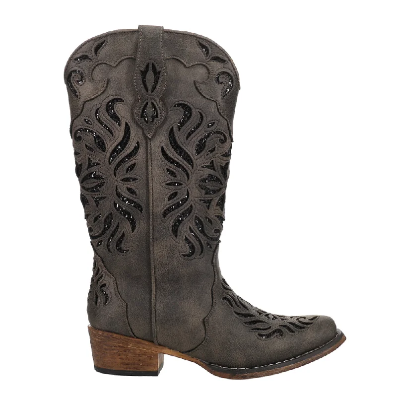 Riley Glitz Snip Toe Cowboy Boots