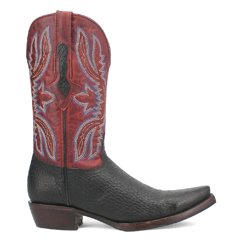 Rio Lobo Embroidered Snip Toe Cowboy Boots