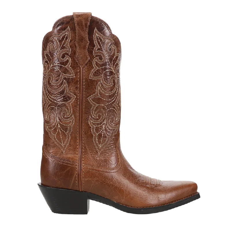 Round Up Embroidery Square Toe Cowboy Boots