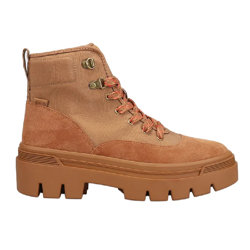 Soho Lace Up Round Toe Combat Boots