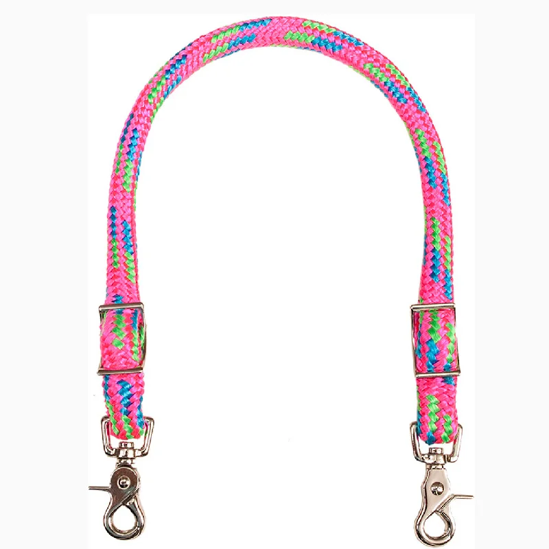 Mustang Pink Turquoise and Lime Wither Strap